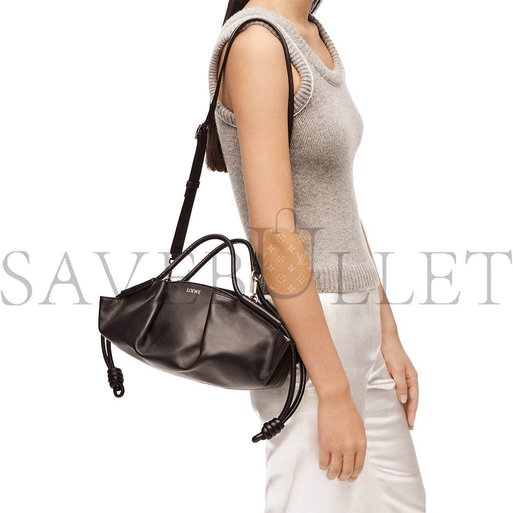 l*ew* small paseo bag in shiny nappa calfskin a709p48x02 (35*21*11.5cm)